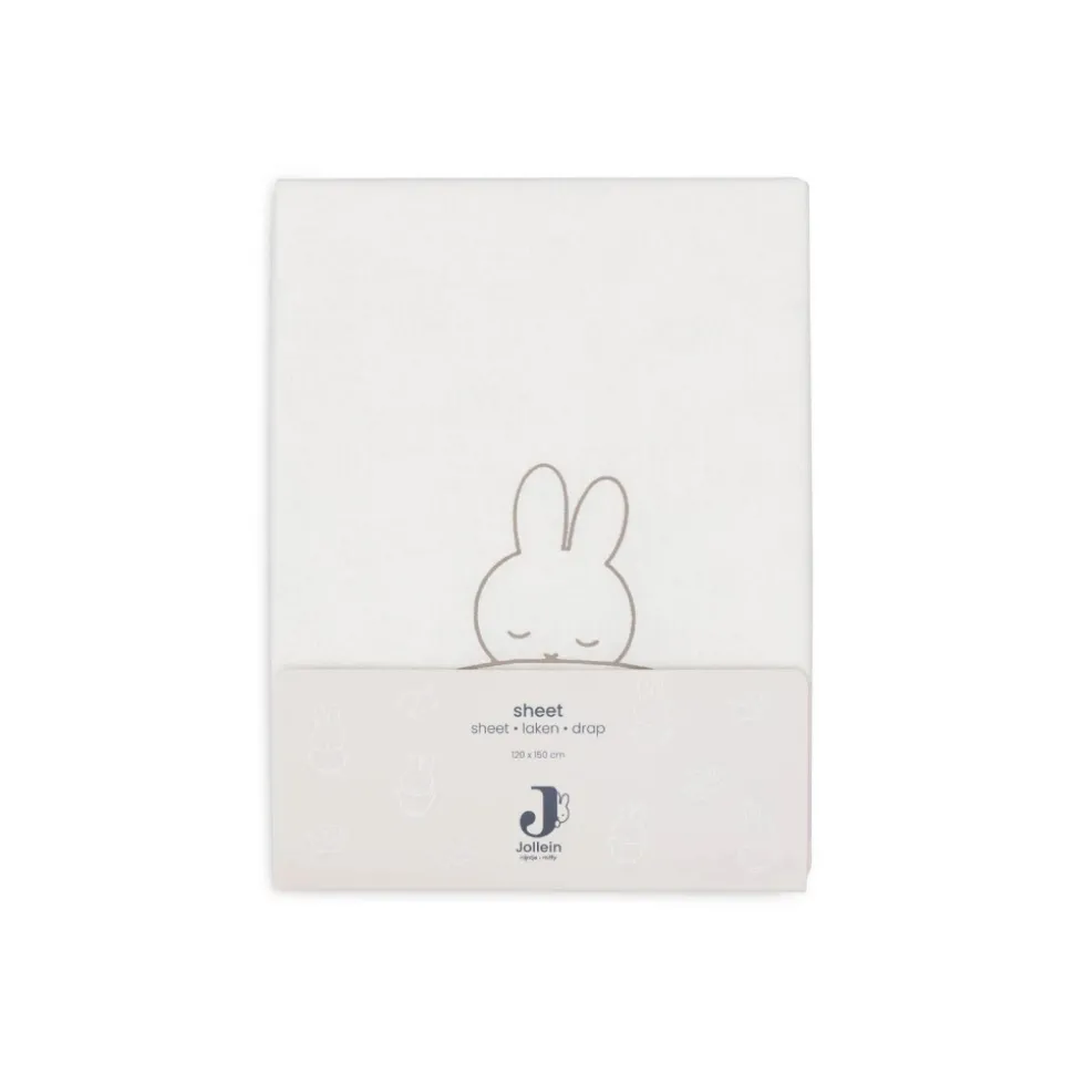 Drap lit bébé 120x150 cm sleepy miffy funghi
