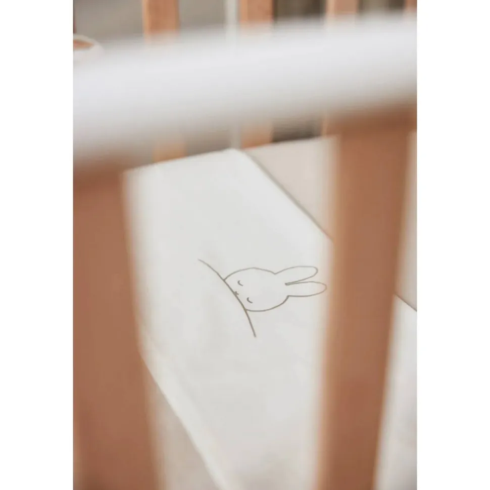 Drap lit bébé 120x150 cm sleepy miffy funghi