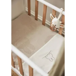 Drap lit bébé 120x150 cm sleepy miffy funghi