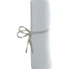 Draps housse bébé 70x140cm blanc