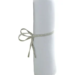 Draps housse bébé 70x140cm blanc