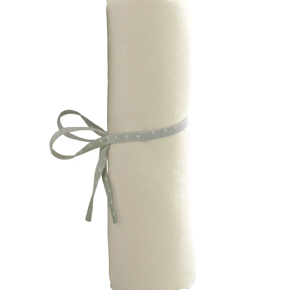 Draps housse bébé 60x120cm écru