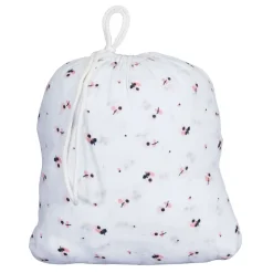 2 draps housse en lange et coton bio pour 60x120 et 70x140 miss fleur de lune