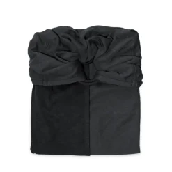 Echarpe de portage sans nœud - anthracite, noir (réversible)