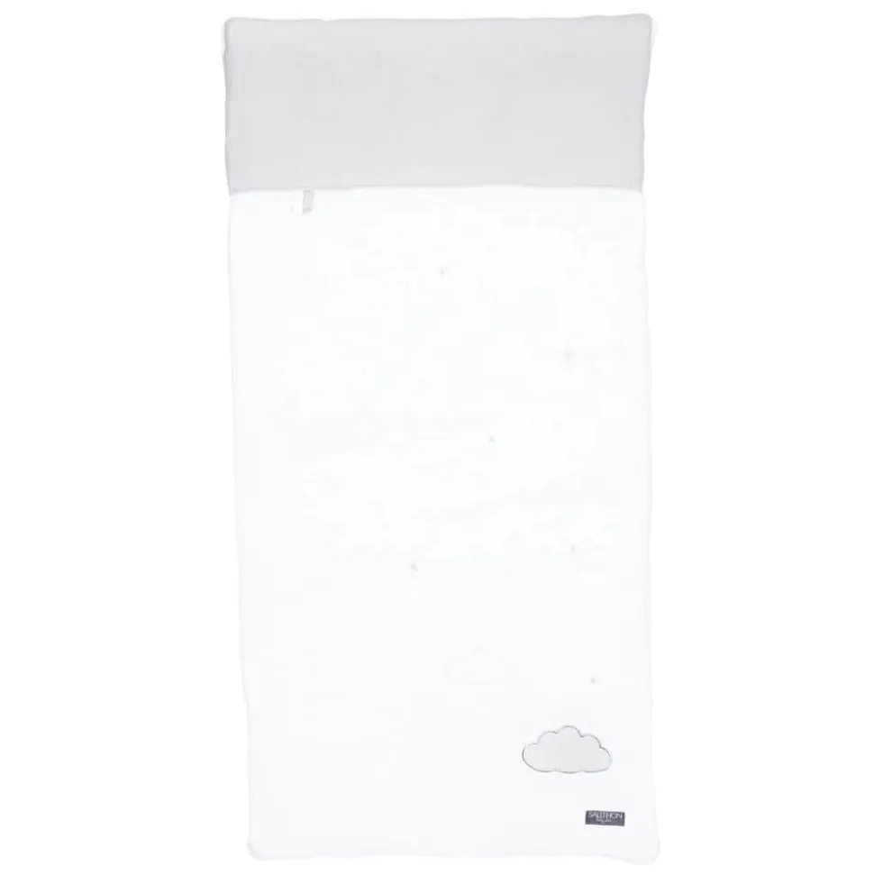 Edredon bébé 60x120cm lily grey