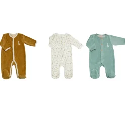 Ensemble de naissance 3 pyjamas naissance
