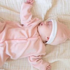 Ensemble de naissance sophie la girafe - rose poudrée