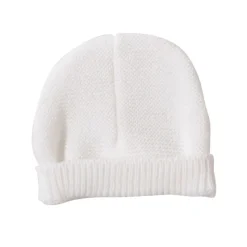 Ensemble naissance bébé brassière, bonnet et chaussons - blanc