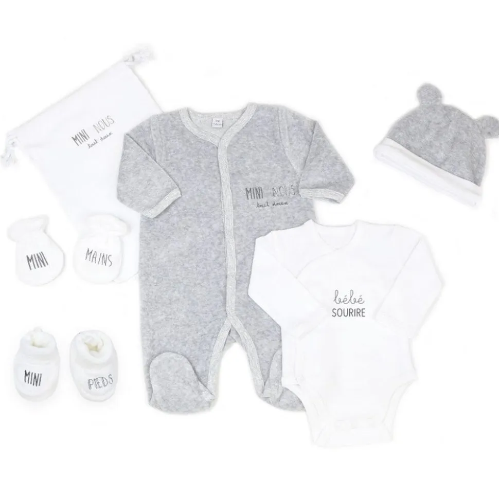 Ensemble naissance 6 pièces 1 mois mini nous