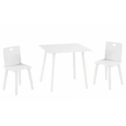 Ensemble table et chaises enfant blanc