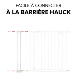 Extension pour barrière de sécurité 9 cm white