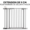 Extension pour barrière de sécurité 9 cm black