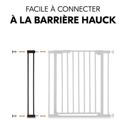 Extension pour barrière de sécurité 9 cm black
