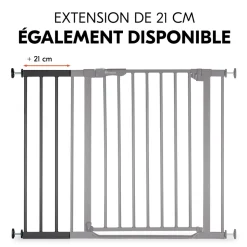 Extension pour barrière de sécurité 9 cm black