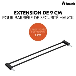 Extension pour barrière de sécurité 9 cm black