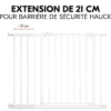 Extension pour barrière de sécurité 21 cm white