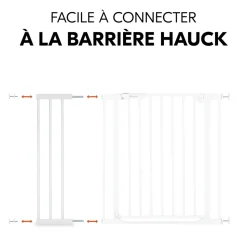 Extension pour barrière de sécurité 21 cm white
