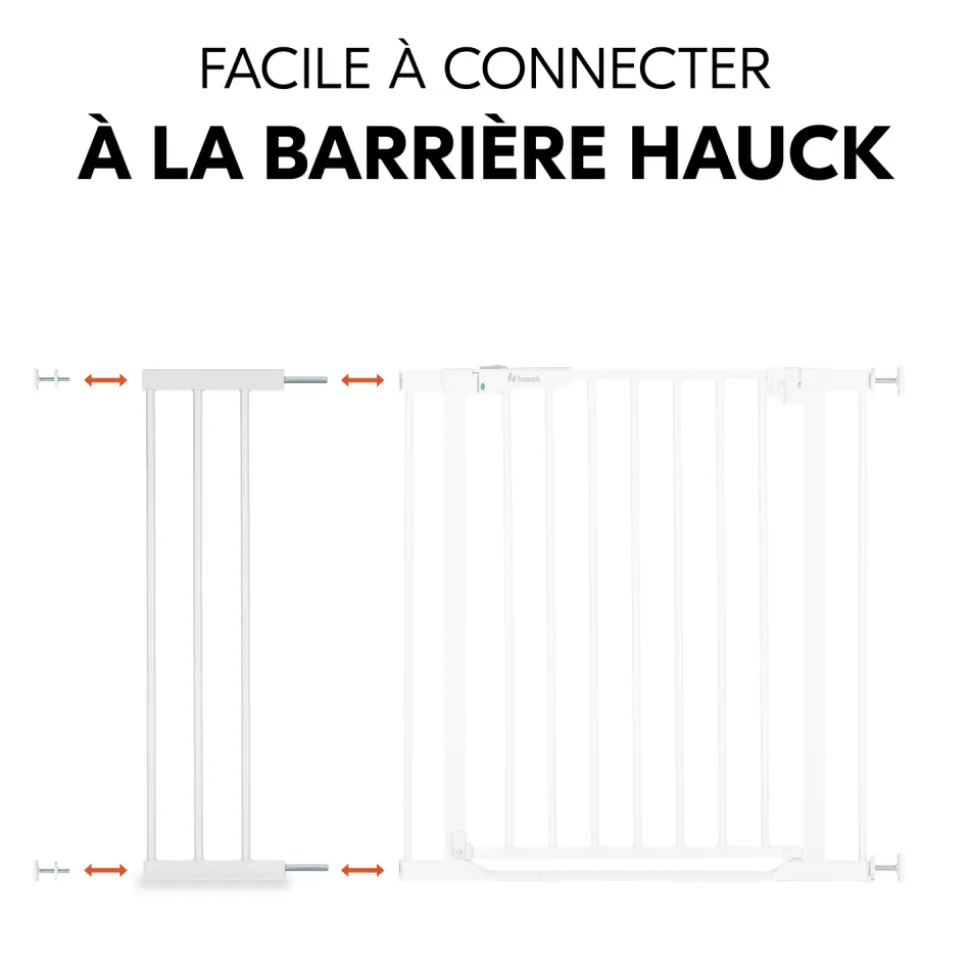 Extension pour barrière de sécurité 21 cm white
