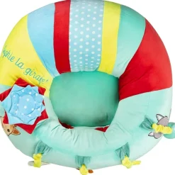 Fauteuil baby seat & play sophie la girafe vert et rouge