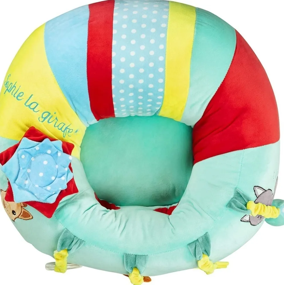 Fauteuil baby seat & play sophie la girafe vert et rouge