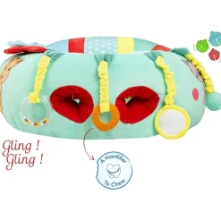 Fauteuil baby seat & play sophie la girafe vert et rouge