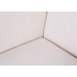 Fauteuil à bascule en lin beige