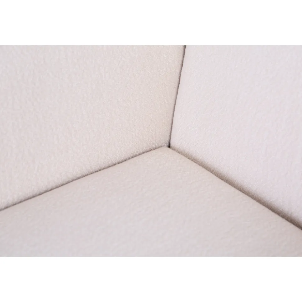 Fauteuil à bascule en lin beige
