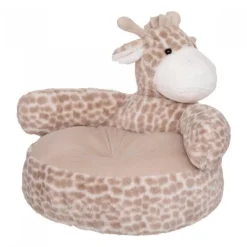 Fauteuil bébé peluche girafe