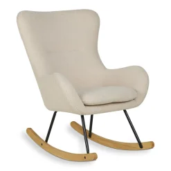 Fauteuil d'allaitement basic bouclette beige