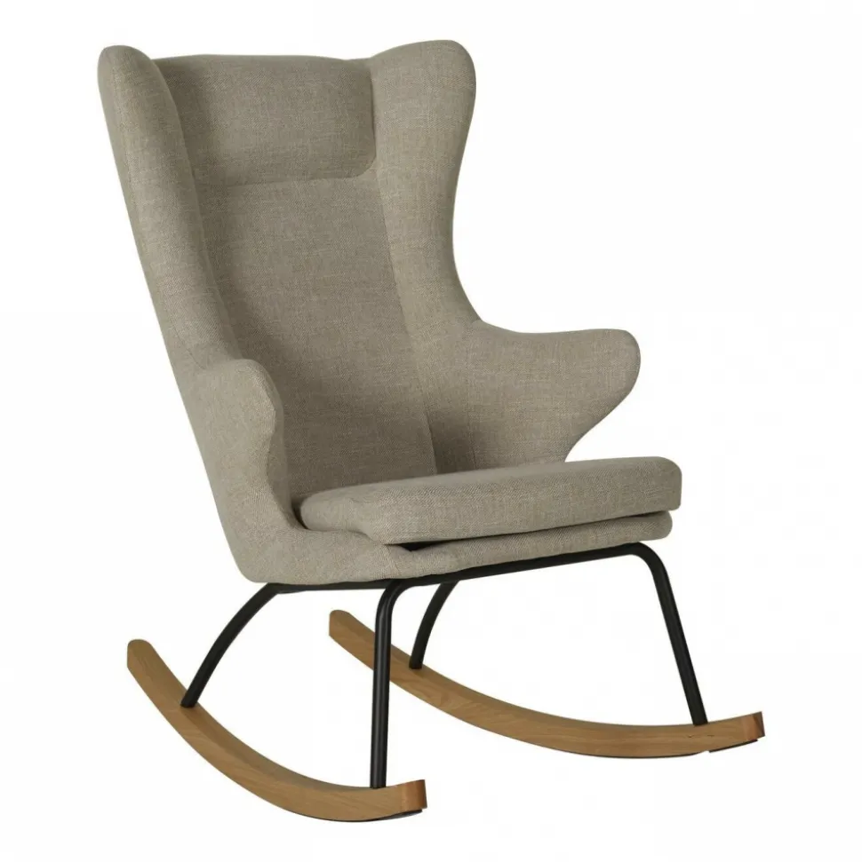 Fauteuil d'allaitement luxe argile