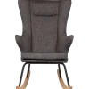 Fauteuil d'allaitement luxe black
