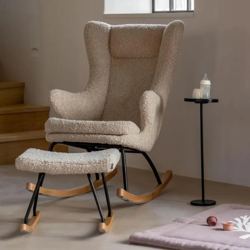 Fauteuil d'allaitement luxe bouclettes