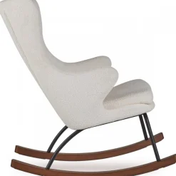 Fauteuil d'allaitement luxe crème