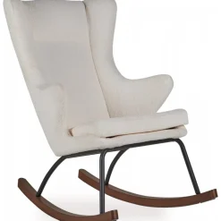 Fauteuil d'allaitement luxe crème