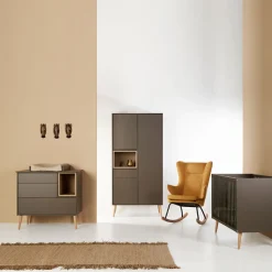 Fauteuil d'allaitement luxe safran