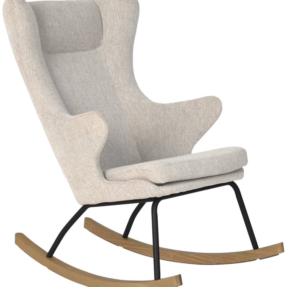 Fauteuil d'allaitement luxe sand grey