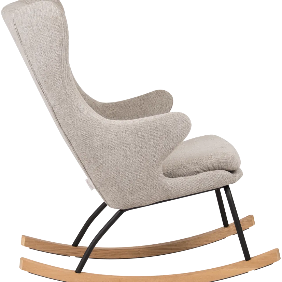 Fauteuil d'allaitement luxe sand grey