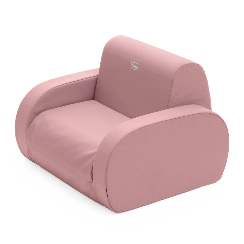Fauteuil twist dusty pink