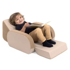 Fauteuil twist teddy bouclette