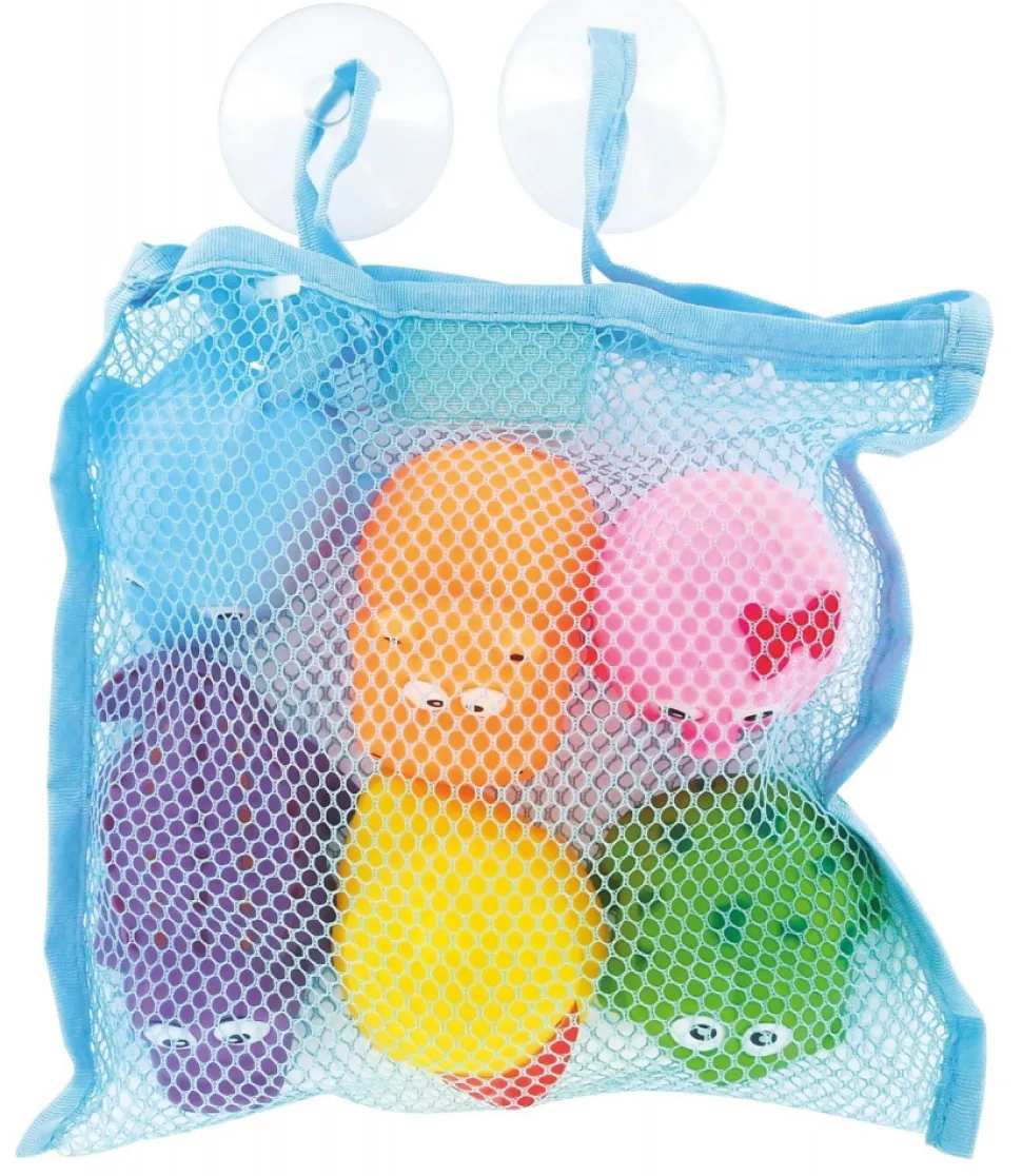 Filet avec jouets de bain