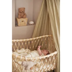 Flèche de lit pour ciel de lit 155 cm en fixation par clip white