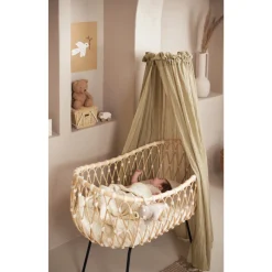 Flèche de lit pour ciel de lit 155 cm en fixation par clip white