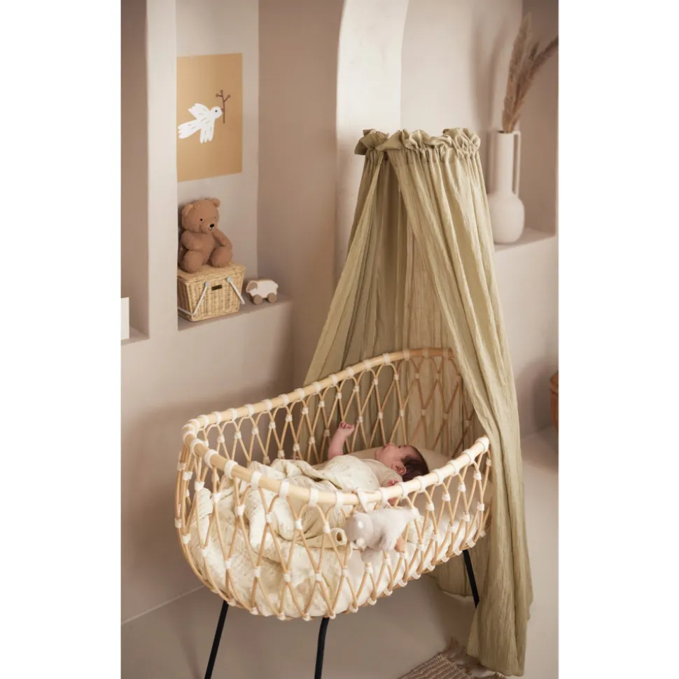 Flèche de lit pour ciel de lit 155 cm en fixation par clip white