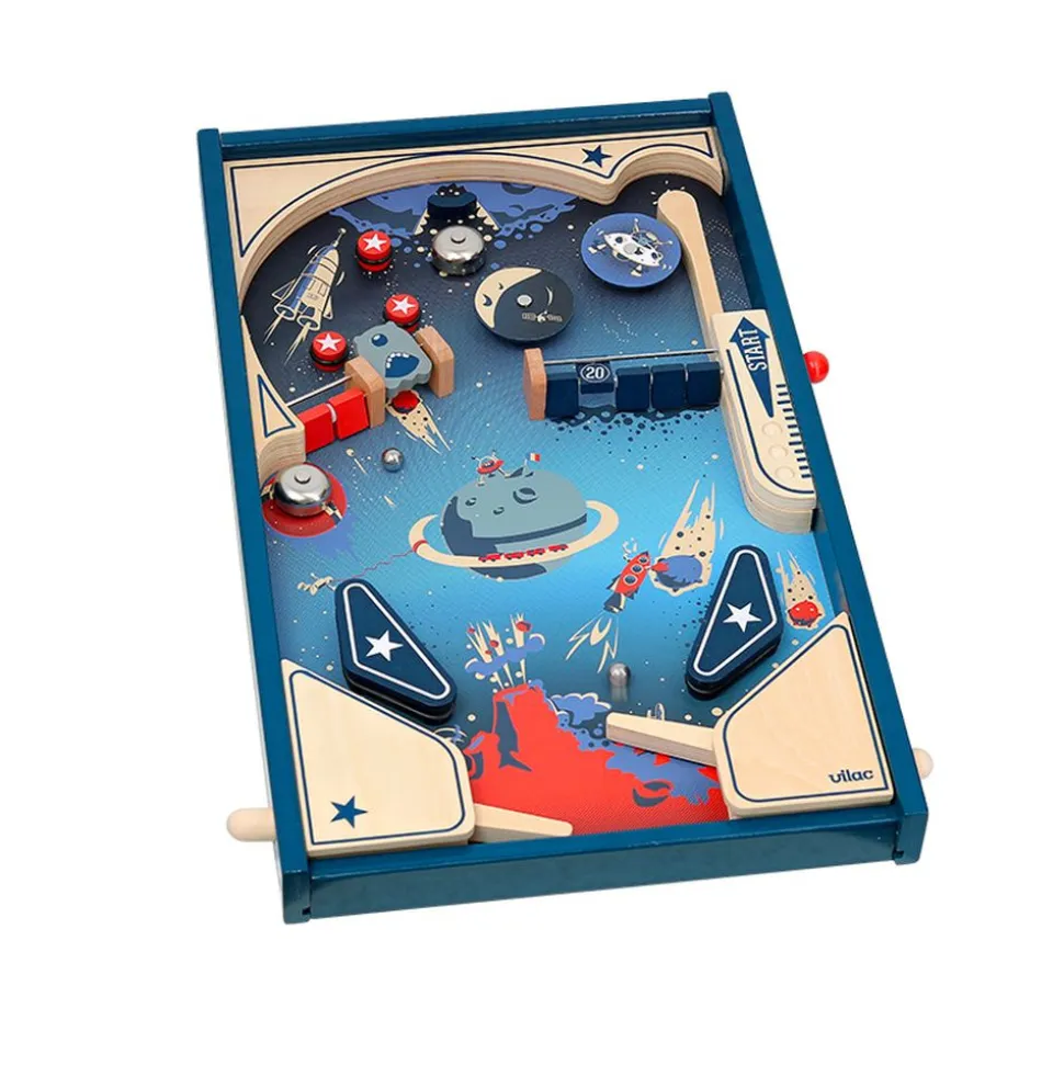 Flipper en bois pour enfant espace