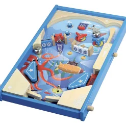 Flipper en bois pour enfant sous la mer