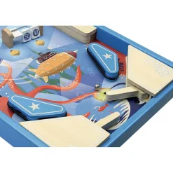 Flipper en bois pour enfant sous la mer