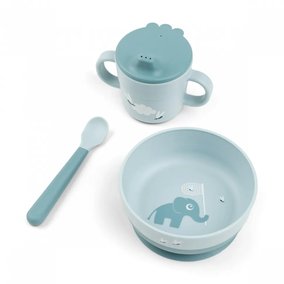 Foodie coffret premier repas elphee bleu