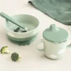 Foodie coffret premier repas happy clouds vert