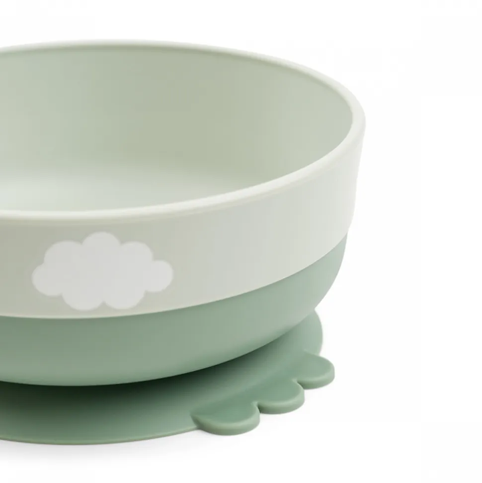 Foodie coffret premier repas happy clouds vert