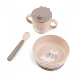 Foodie coffret premier repas happy clouds rose